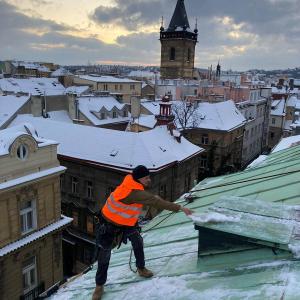 Odstranění ledu BD-Jindřišská Praha
