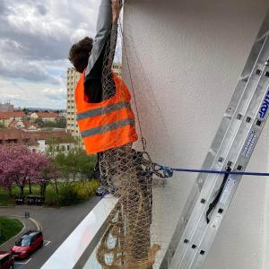 Zasítování lodžie BD-Děčínská
